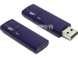 Silicon Power SP004GBUF2U05V1D, USB Flash Drive 4GB "U05" (Blue)