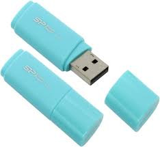 Silicon Power SP004GBUF2U06V1B, USB Flash Drive 4GB "U06" (Blue)