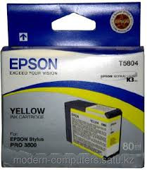 Картридж C13T580400 Stylus Pro 3800 Ink Cartridge (80ml)  Yellow
