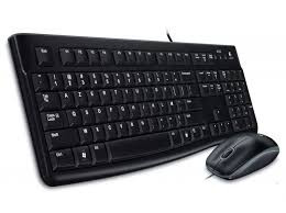 Keyboard and Mouse Logitech MK120 USB EN/RU [920-002561] black