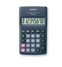 CASIO HL-815L-BK-S-GH - карманный калькулятор