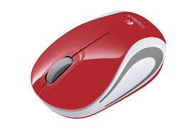 Mouse Logitech M187 Mini Wireless Optical for Notebooks USB [910-002737] red