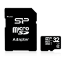 Silicon Power SP032GBSTH010V10-SP, microSDHC 32GB class10 (SD adapter)
