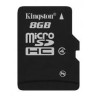 Kingston SDC4/8GBSP, microSDHC 8Gb сlass4 (без адаптера)