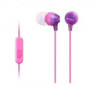 Sony Earphones MDR-EX15APV  Violet with Mic