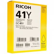 Картридж для гелевого принтера повышенной емкости GC 41Y желтый на 2 200стр.