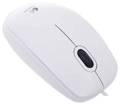 Mouse Logitech B100 Optical USB [910-003360] white