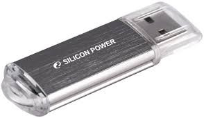 Silicon Power SP004GBUF2M01V1S, USB Flash Drive 4GB ''Ultima II'' (серебристый)