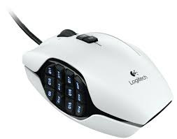 Mouse Logitech G600 Gaming Laser USB [910-003629] white