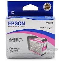 Картридж C13T580300 Stylus Pro 3800 Ink Cartridge (80ml)  Magenta