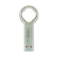 Mirex 13600-DVRROK08, USB Flash Drive 8GB "Round key" (Silver)