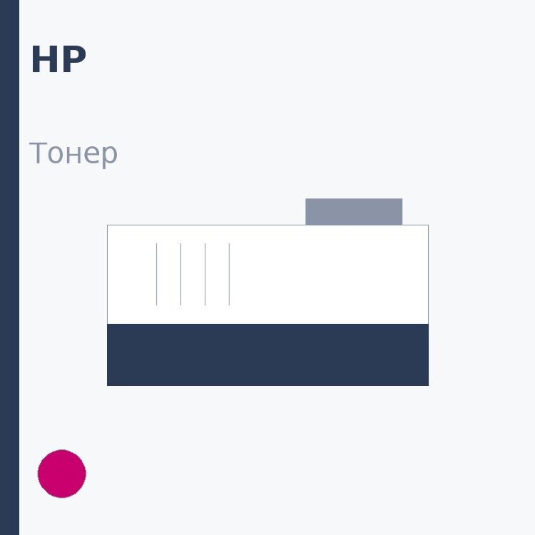 Тонер HP, пурпурный