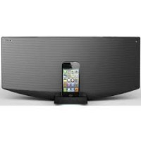 Sony Micro Hi-Fi System CMT-V50IP 40W with iPhone/iPod/iPad dock CD/USB/FM/AM Black CMTV50IPB.RU1