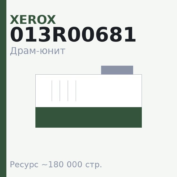 Драм-юнит Xerox 013R00681, 180 000 стр. — Euro Print