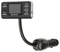 Defender FM-трансмиттер, Пульт ДУ, USB для зарядки, 83551