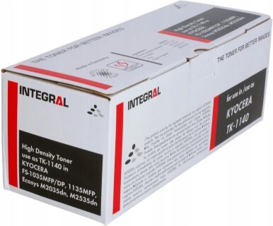Тонер-картридж Kyocera TK-1140, чёрный, 7 200 стр. — INTEGRAL