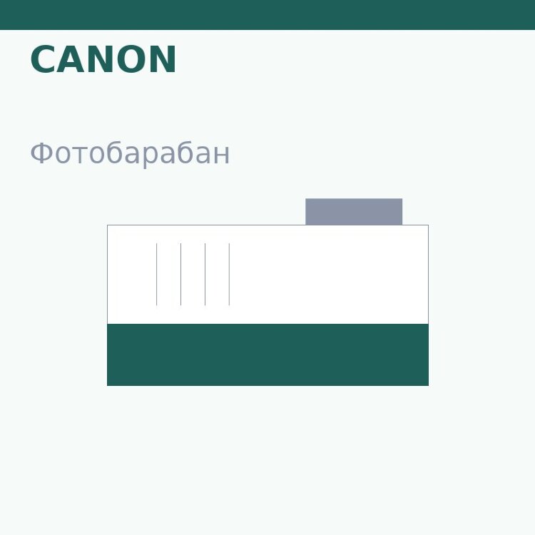 Селеновый вал для Canon MF752Cdw/MF754Cdw/LBP673Cdw DUC