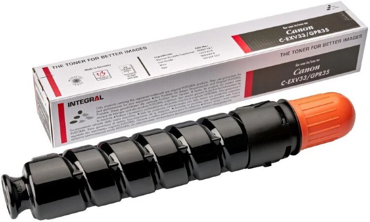 Тонер-картридж Canon C-EXV33, чёрный, 14 600 стр. — INTEGRAL