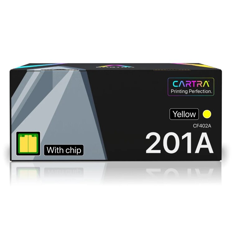 Чип HP CF402A, жёлтый