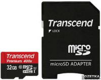 Transcend TS32GUSDU1, microSDHC 32GB class10 UHS-1 Premium (SD adapter)