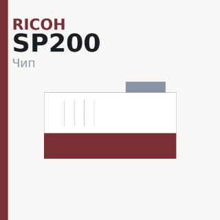Чип Ricoh SP200