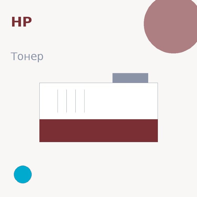 Тонер HP, голубой — EURO TONER
