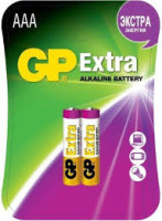 Батарейки GP Extra Alkaline 24AX-2CR2 Extra  блистер 2 шт /10/80