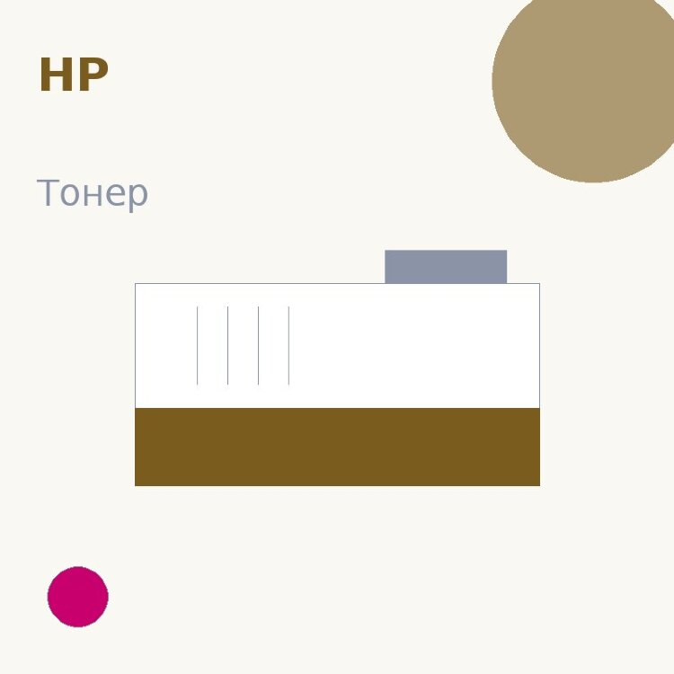 Тонер HP, пурпурный — EURO TONER