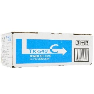 Тонер-картридж Kyocera TK-540C, голубой, 4 000 стр.