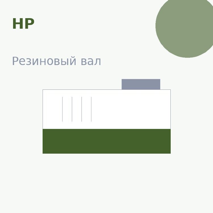 Резиновый вал для HP LJ M402/M403/M426/M427/M428 (RM2-5425)
