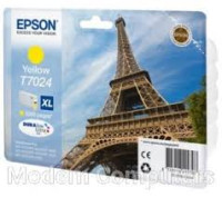 Картридж C13T70244010 WP 4000/4500 Series Ink XL Cartridge Yellow 2k