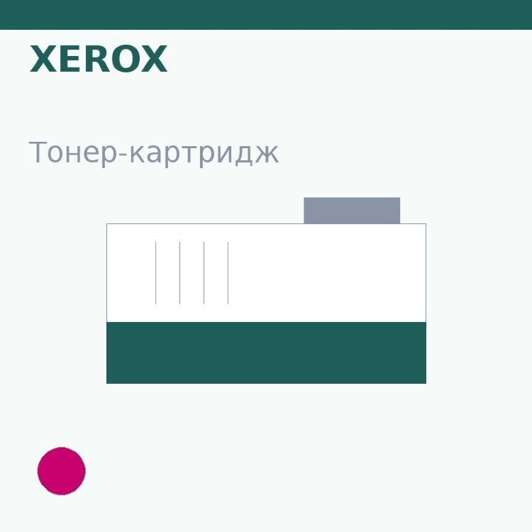 Тонер-картридж Xerox, пурпурный — Euro Print