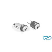 ACME CH05 Зарядное уст-во 12V/220V универсальное (кабель micro-usb в комплекте)  1+1