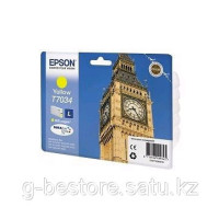 Картридж C13T70344010 WP 4000/4500 Series Ink L Cartridge Yellow 0.8k