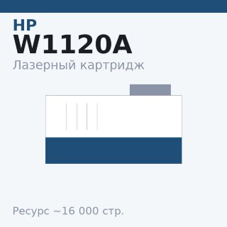 Картридж HP W1120A, 16 000 стр. — Euro Print