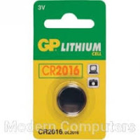 Батарейки GP Lithium CR2016 (CR2016-C1) комплект - 1 штука, блистер 100/1000