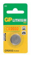 Батарейки GP Lithium CR2032 (CR2032-C1) комплект - 1 штука, блистер 100/1000