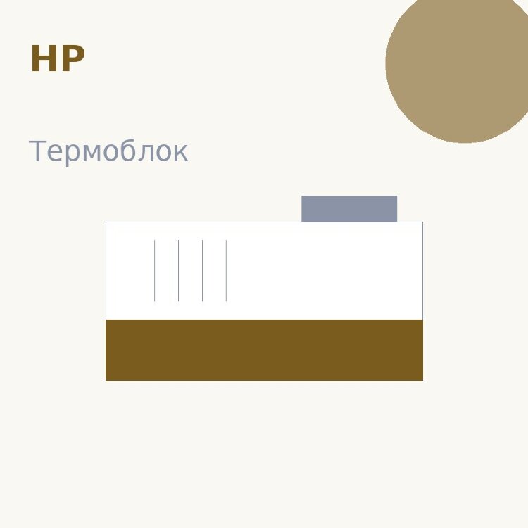 Термоблок для HP CLJ 1312/1215 (RM1-4431)