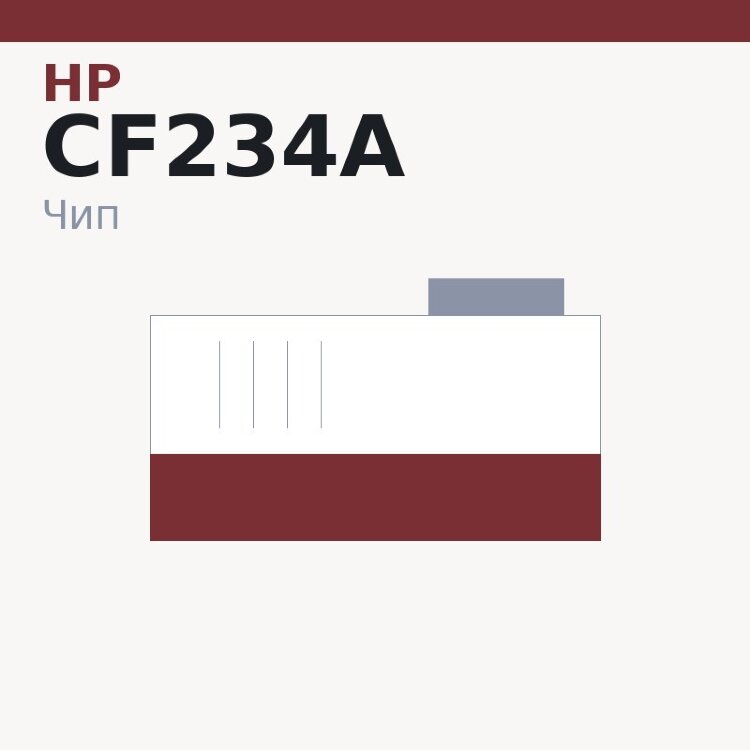 Чип HP CF234A