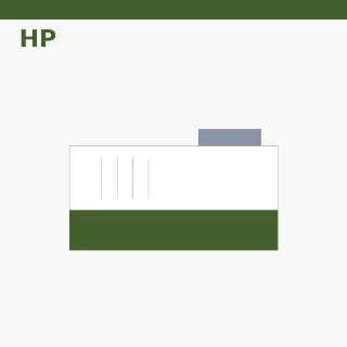 Шестерня резинового вала для HP 5200/M5025/M5035 (16/18T/RU5-0557)