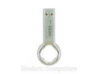 Mirex 13600-DVRROK04, USB Flash Drive 4GB "Round key" (Silver)