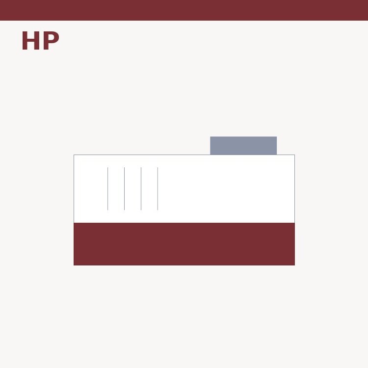 Шестерня привода термоблока для HP 2400/2410/2420/2430 (19T/RU5-0379)