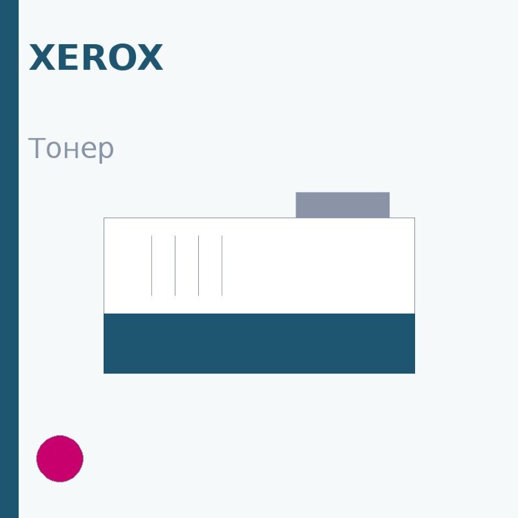 Тонер Xerox, пурпурный