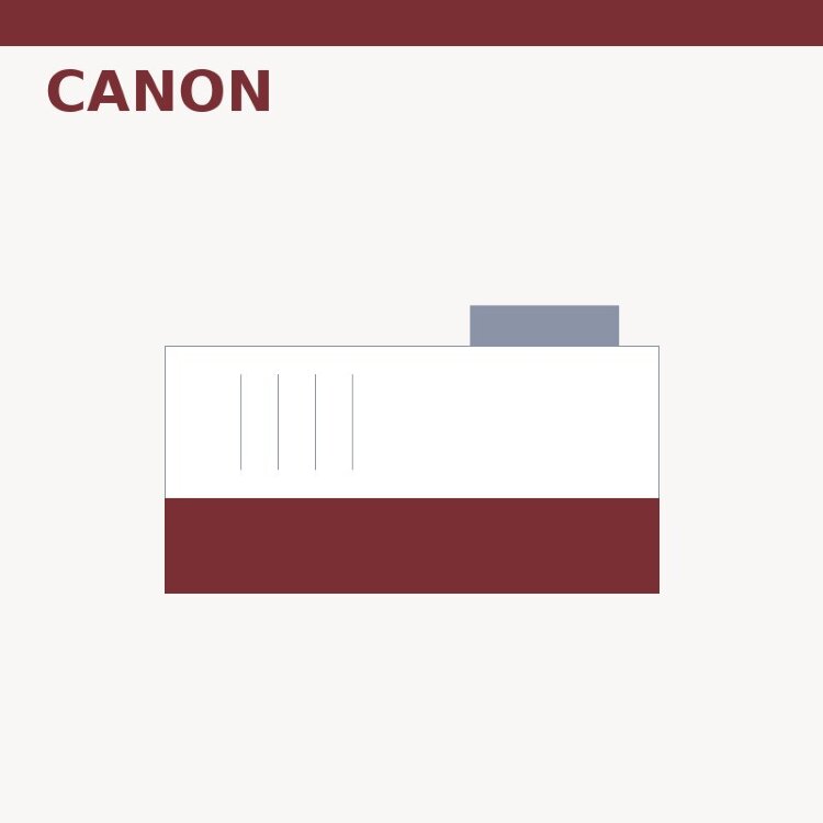 Термопленка для Canon IR-2016/2018/2202/2420/2520 Коричневая