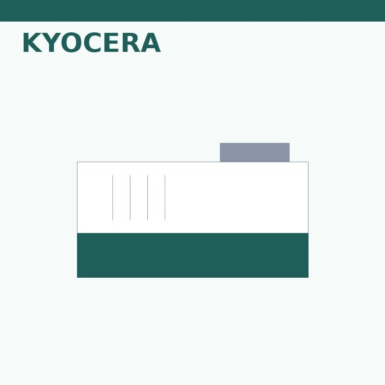 Тефлоновый вал для Kyosera FS-1100/1300/1120/1320/1370/1030MFP/1130MFP/1035MFP/1135MFP/ECOSYS P2035/P2135/M2030/M2035/M2530/M2535 (302HS25231/302HS25230/2HS25230)